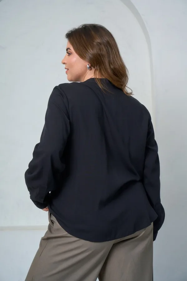 4213 Camisa Tablas Puntilla - Jessy
